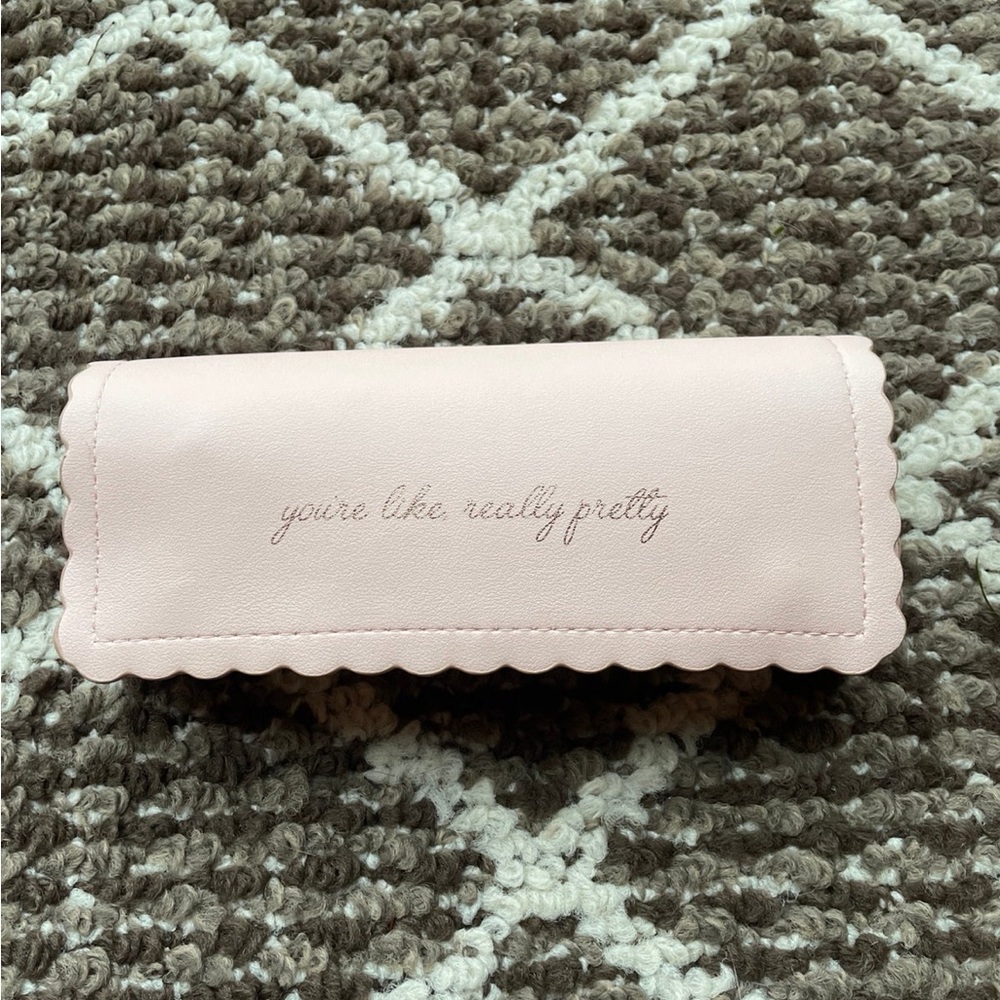 ❤️(2for20)SALE - Mean Girls Pink quote jewelry travel case LC Lauren Con…